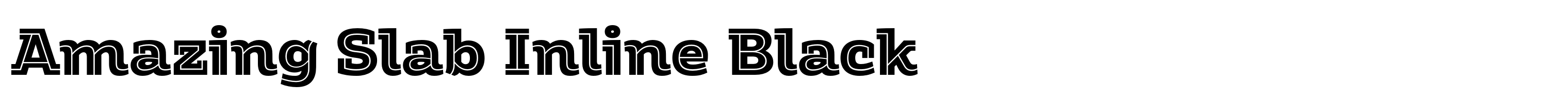 Amazing Slab Inline Black